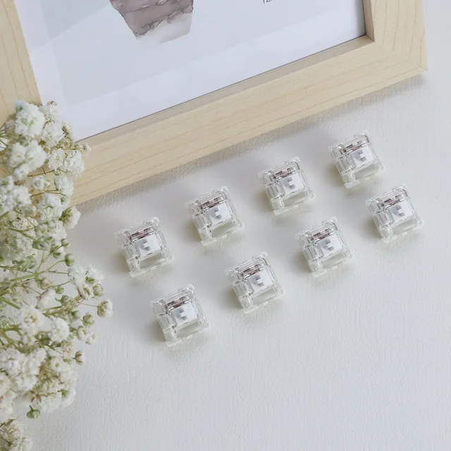 Gateron G Pro 3.0 White Linear Switches thumbnail 2