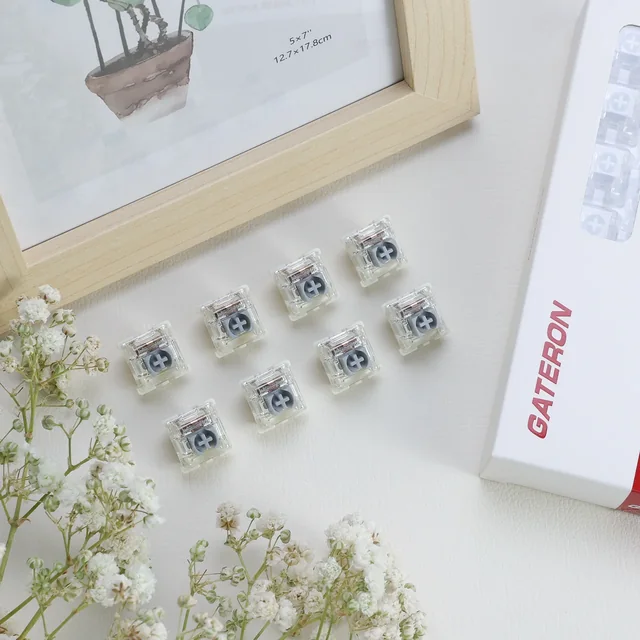 Gateron G Pro 3.0 Silver Linear Switches thumbnail 4