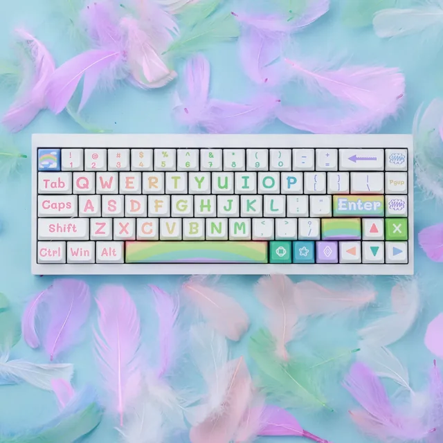 Rainbow MDA Profile keycaps set thumbnail 1
