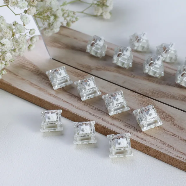 Gateron G Pro 3.0 White Linear Switches thumbnail 3