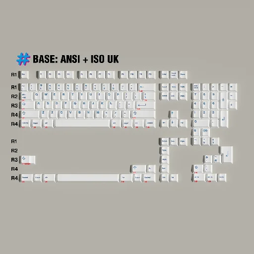 Eloquentclicks PBT Glitch Keycaps