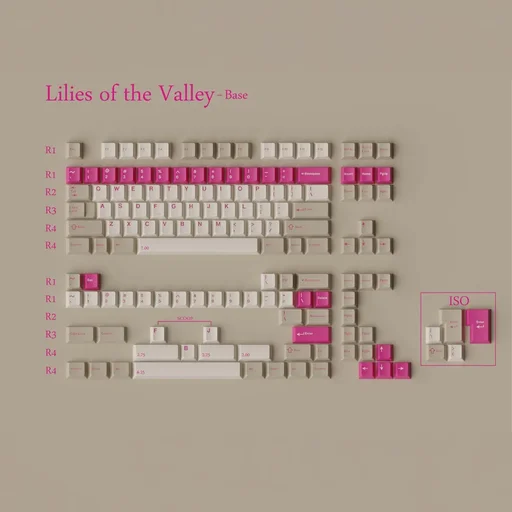 Keykobo Lilies of the Valley Keycaps