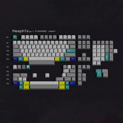 PBTfans Memphis98 Keycaps
