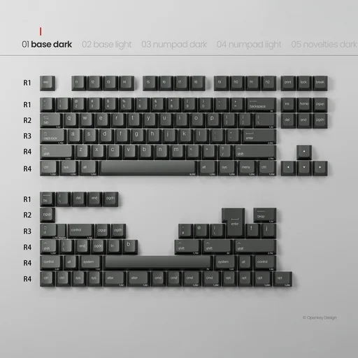 PBTfans x Openkey Design Less, but better Dark